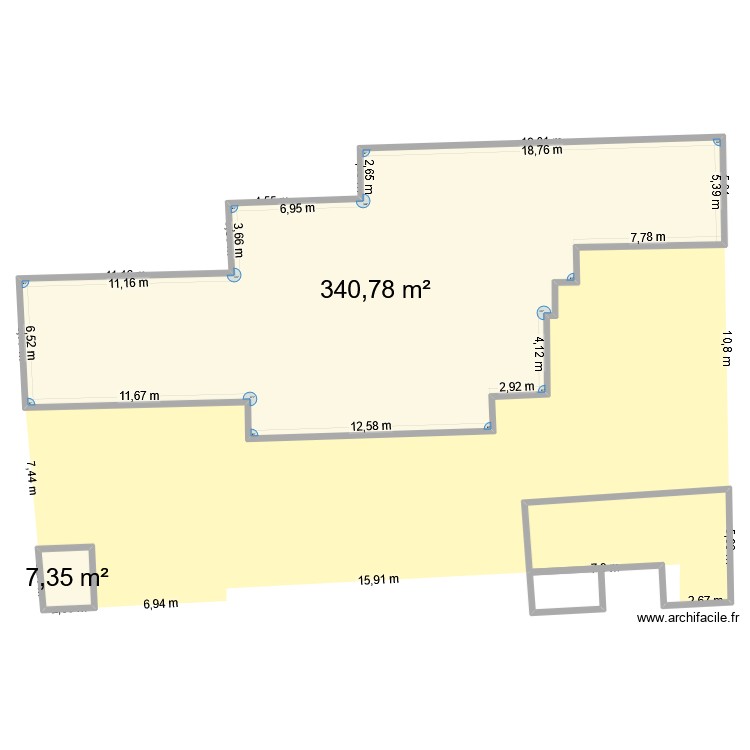cour intérieure. Plan de 0 pièce et 0 m2 cour intérieure. Plan de 0 pièce et 0 m2