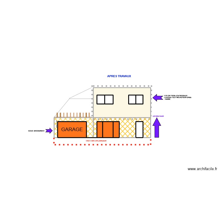 boutaud. Plan de 12 pièces et 5 m2