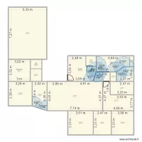 Plan maison moderne 001