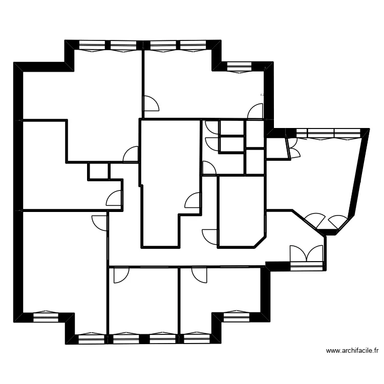 Ricochet W rez. Plan de 16  et 217 m²