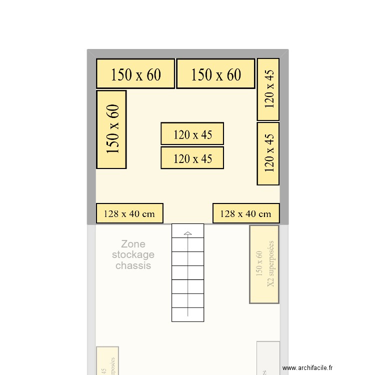 LOCAL LAP'S RK 2026. Plan de 3 pièces et 38 m2
