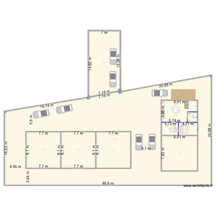 terrain chapelle 3. Plan de 10 et 1366 m² terrain chapelle 3. Plan de 10 et 1366 m²
