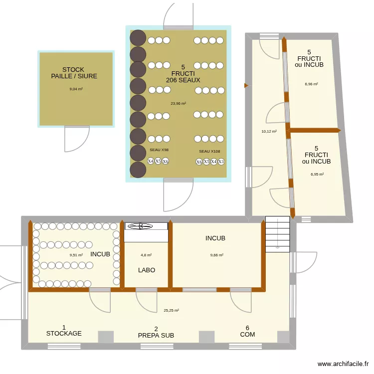 champiFULL maison top. Plan de 9 et 106 m² champiFULL maison top. Plan de 9 et 106 m²