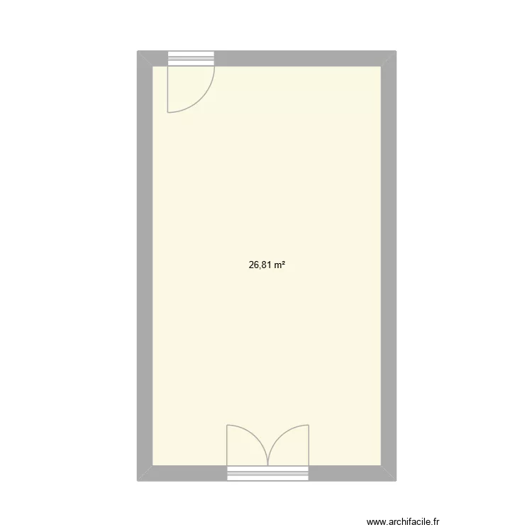 ASSID - CUISINE. Plan de 1 Pièce et 27 m² ASSID - CUISINE. Plan de 1 Pièce et 27 m²