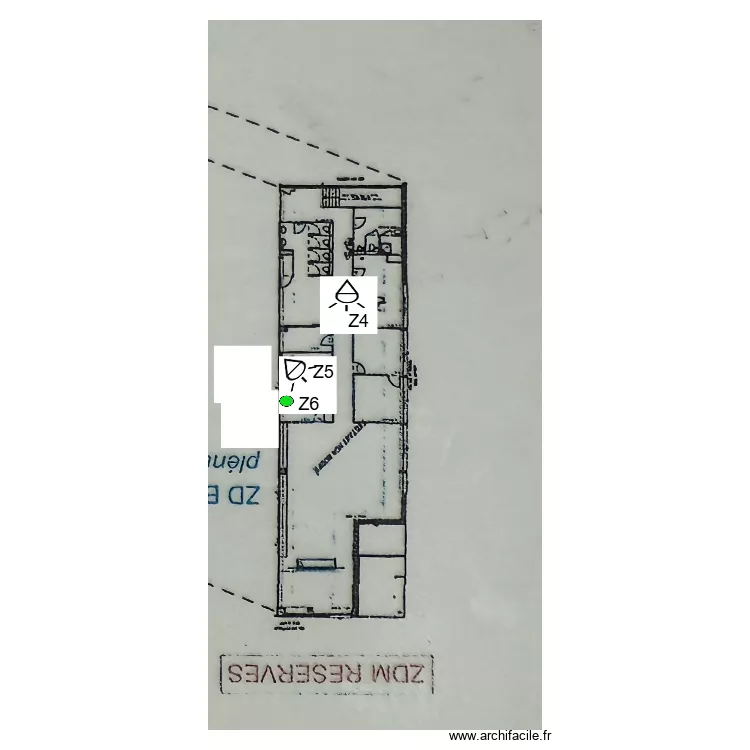 BRICO FRONTON ETAGE. Plan de 