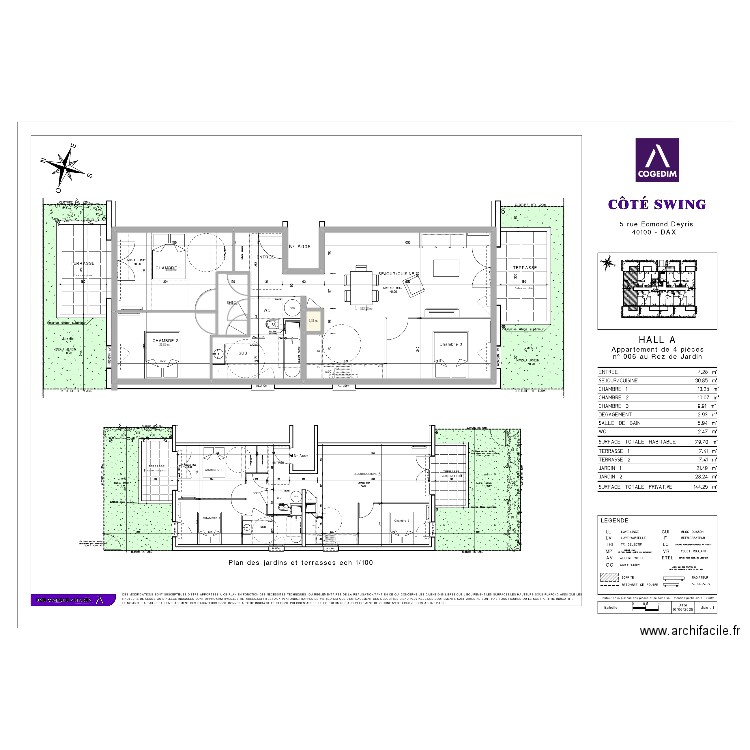 maison. Plan de 5 pièces et 182 m2