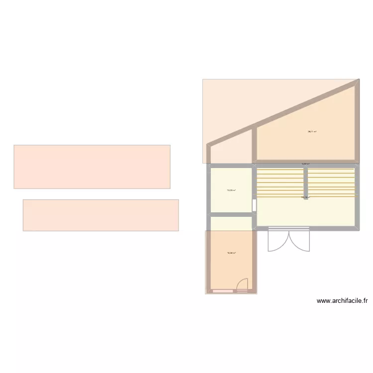 projet grange2. Plan de 5 et 85 m² projet grange2. Plan de 5 et 85 m²