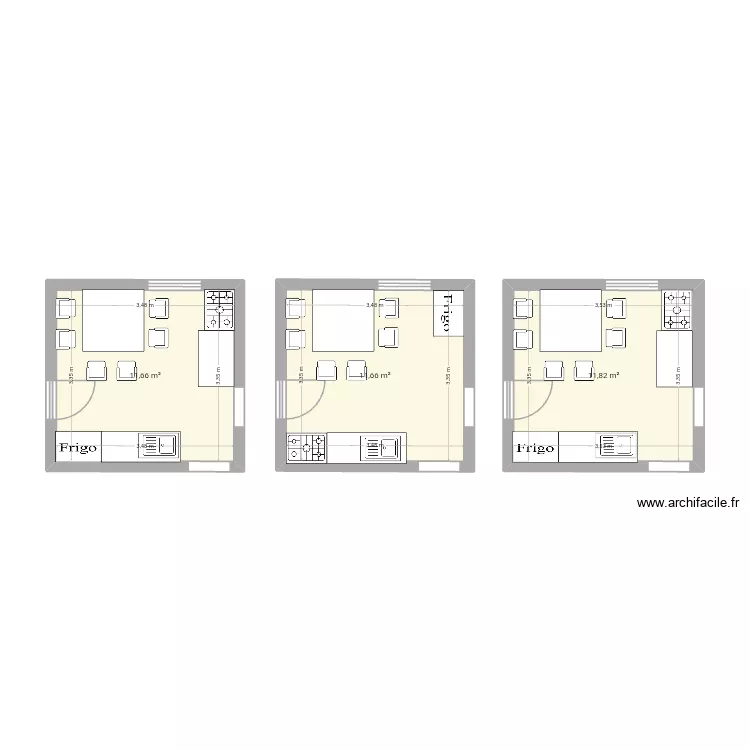 projet Oberlin.ArchiFacile.ArchiFacile.ArchiFacile. Plan de 3 pièces et 35 m² projet Oberlin.ArchiFacile.ArchiFacile.ArchiFacile. Plan de 3 pièces et 35 m²