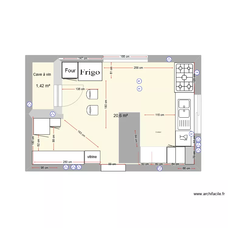 cuisine FH2. Plan de cuisine FH2. Plan de