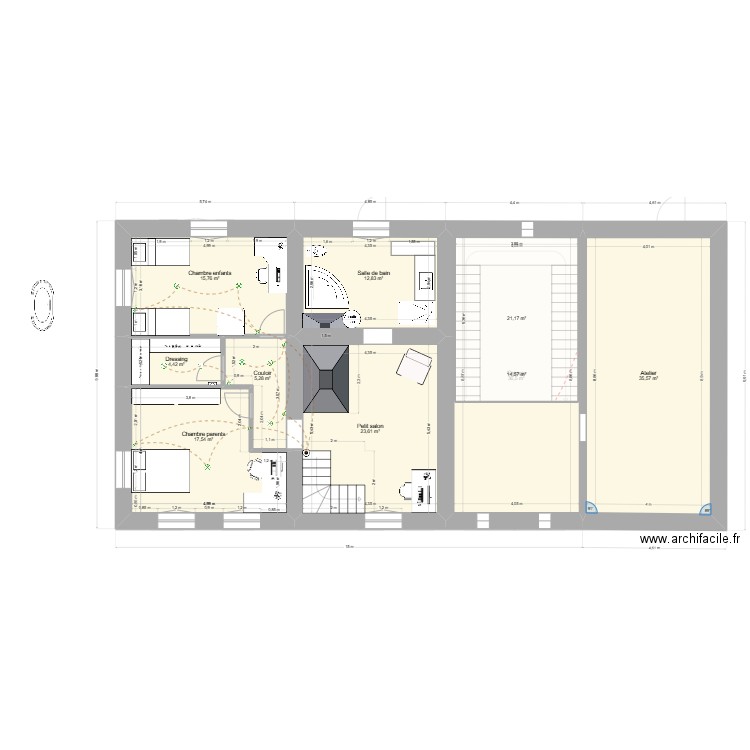 Xefosse aout 25 v5. Plan de 15 pièces et 324 m2