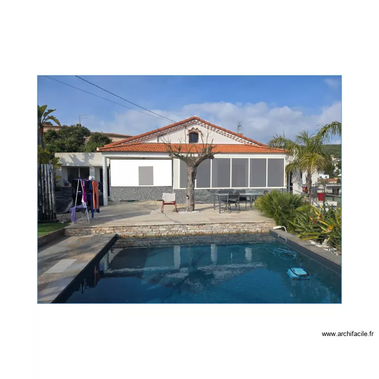 faàade christophe. Plan de faàade christophe. Plan de