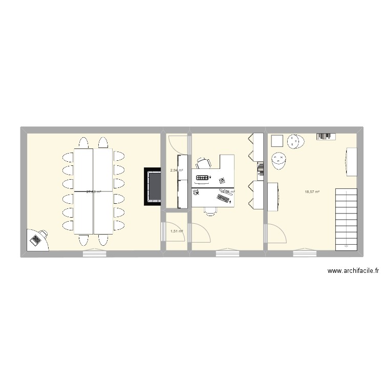 plan etage . Plan de 0 pièce et 0 m2