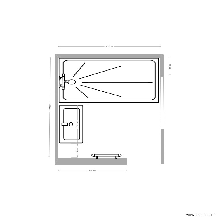 DAUVILLIERS. Plan de 0 pièce et 0 m2