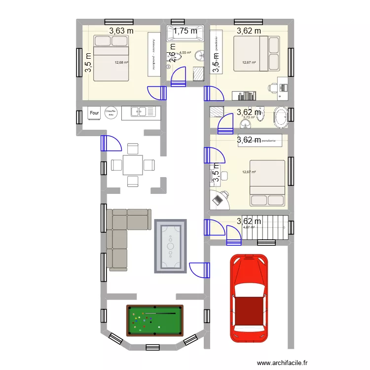 Ing. Stanley Jean.. Plan de 6 Pièces et 50 m² Ing. Stanley Jean.. Plan de 6 Pièces et 50 m²