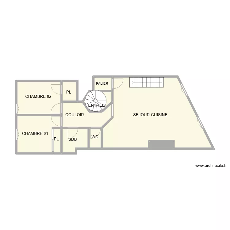 ETAGE 2 APPART AM. Plan de 