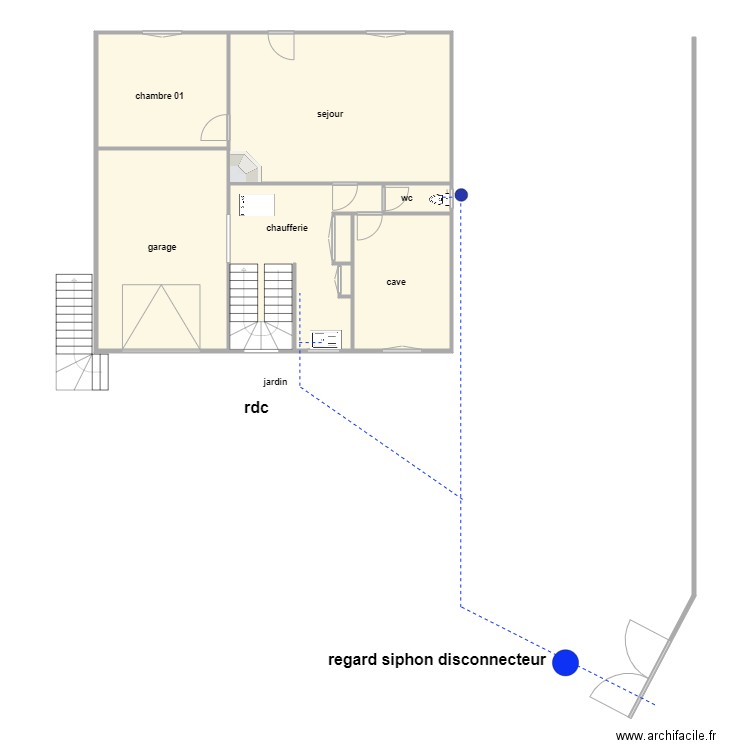guibert christophe ass. Plan de 8 pièces et 103 m2