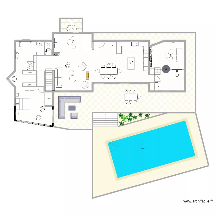 SANARY R 0. Plan de 10 pièces et 412 m²