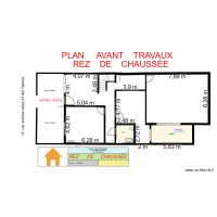 plan  avant travaux rez de chaussée