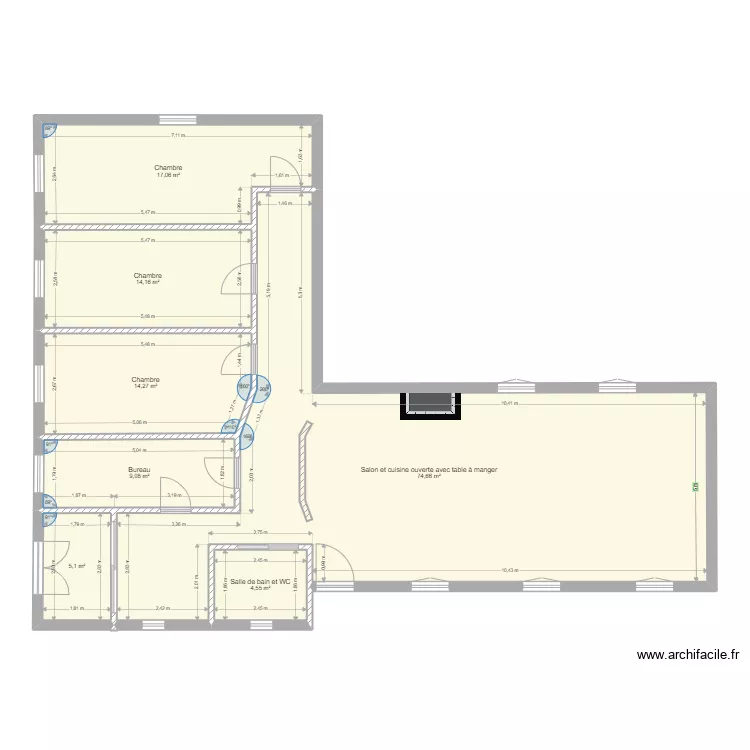 Ambohimisandratra plan 2. Plan de 7 Pièces et 139 m²