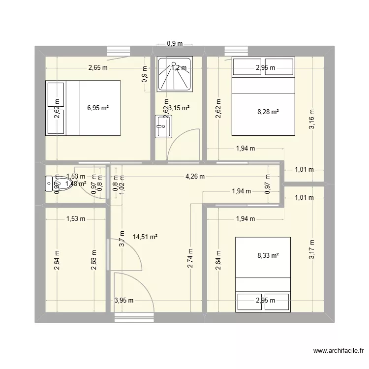grange2. Plan de grange2. Plan de