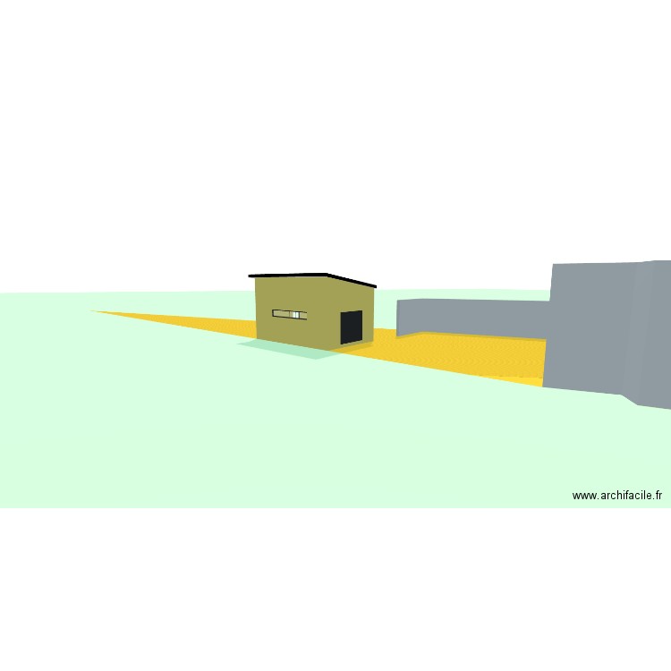 garage bon. Plan de 3 pièces et 188 m2