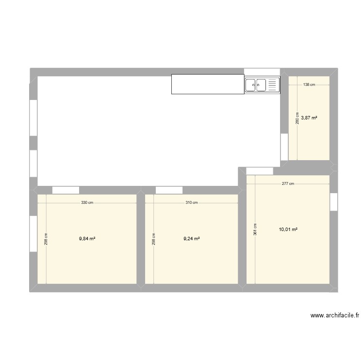 italie. Plan de 0 pièce et 0 m2