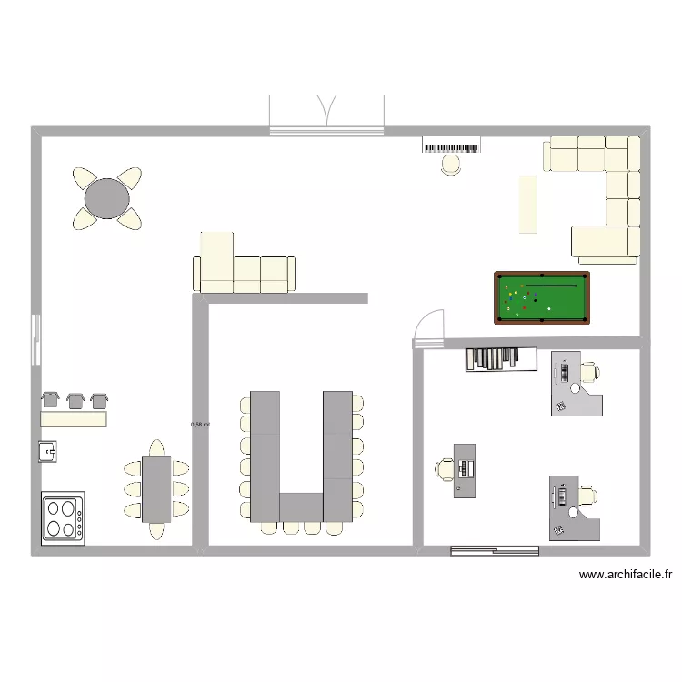 plan d'amenagement. Plan de 