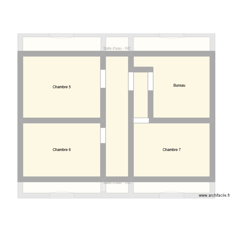 Plougoulm. Plan de 20 pièces et 226 m2