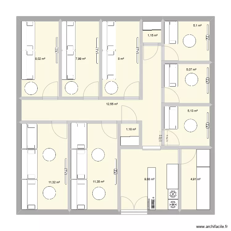 PROJET K. Plan de 