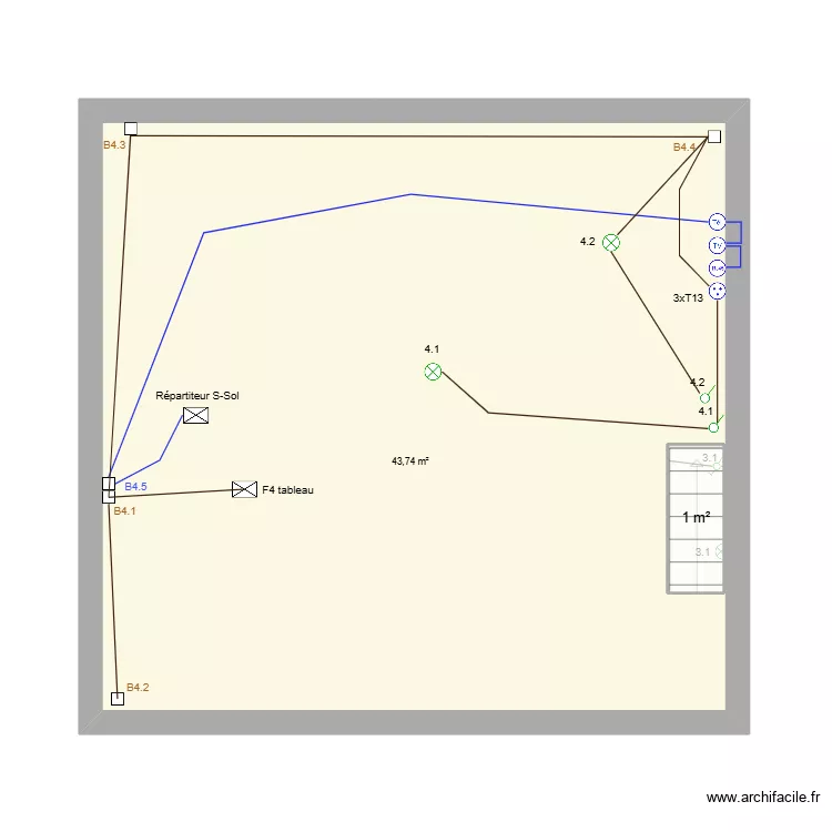 Combles. Plan de 