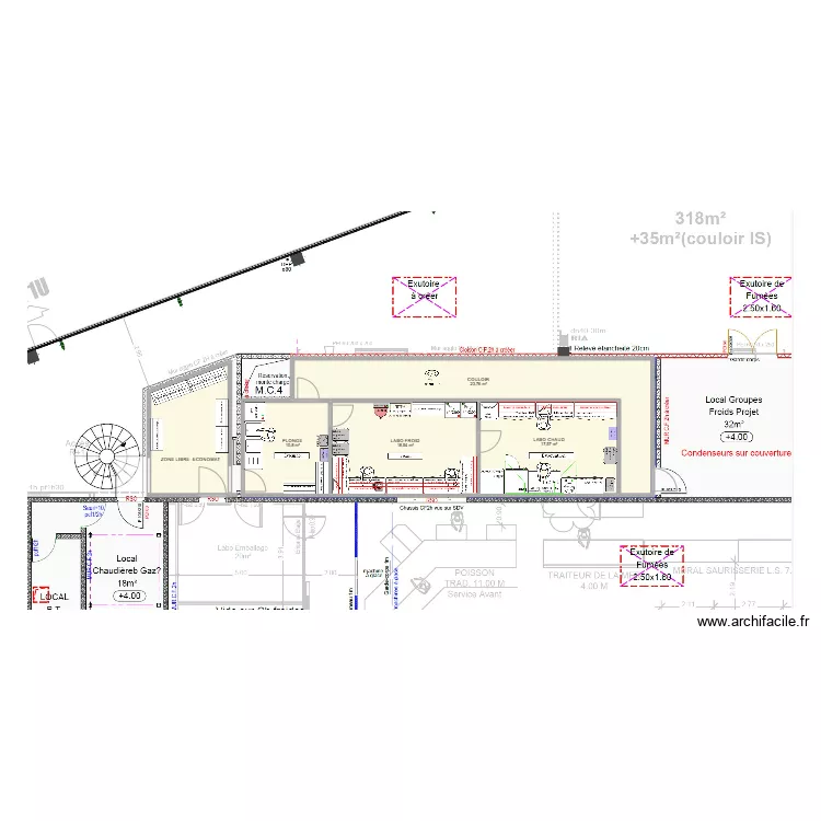 LA MOTTE SERVOLEX V2. Plan de 