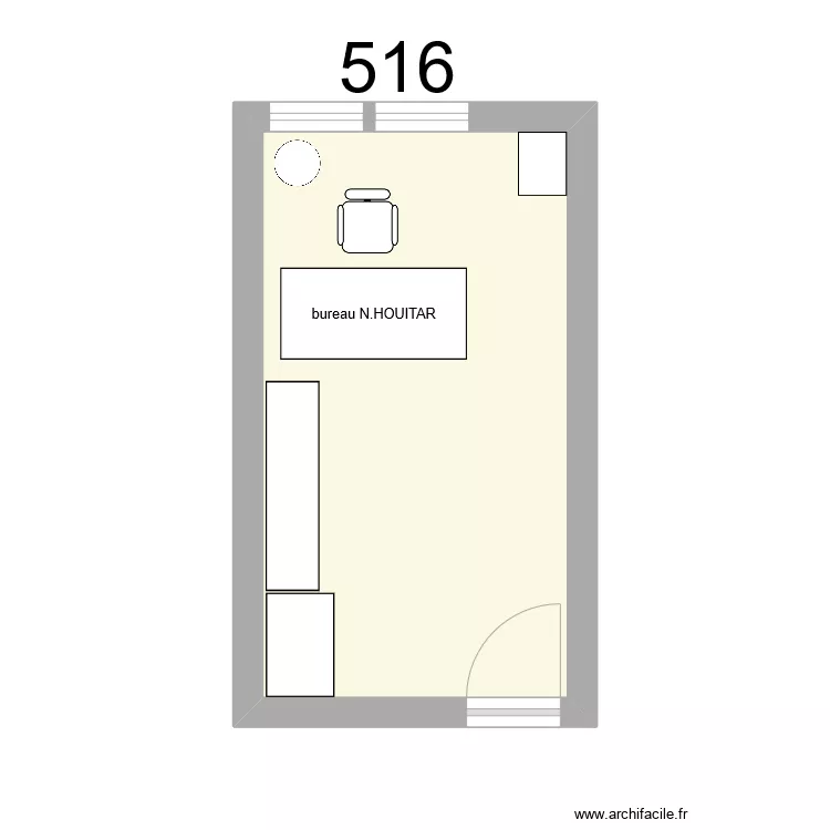 Bureau R 516. Plan de Bureau R 516. Plan de