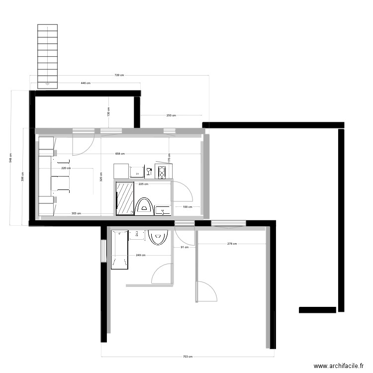 EXTENSION_ETAGE. Plan de 0 pièce et 0 m2