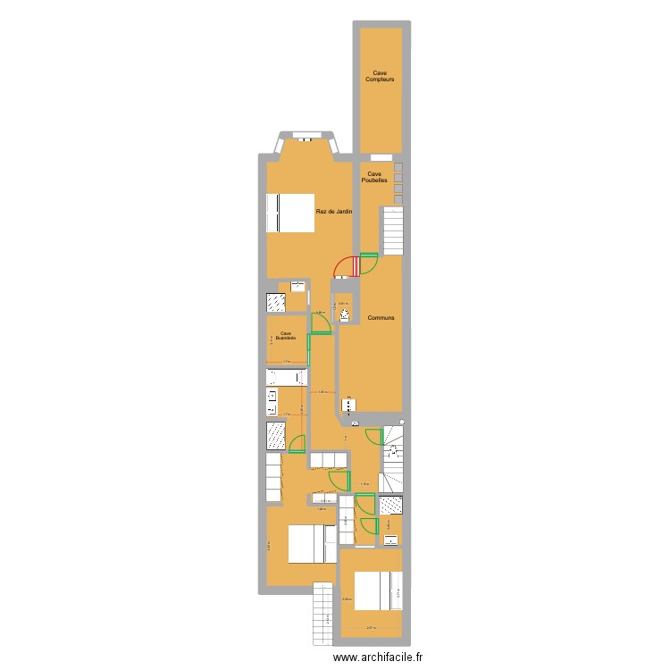 Marie José Rez jardin Permis 2025. Plan de 12 pièces et 106 m2