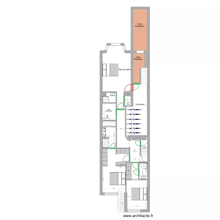 Marie Jos&eacute; Rez jardin Permis 2025. Plan de 0 pièce et 0 m2