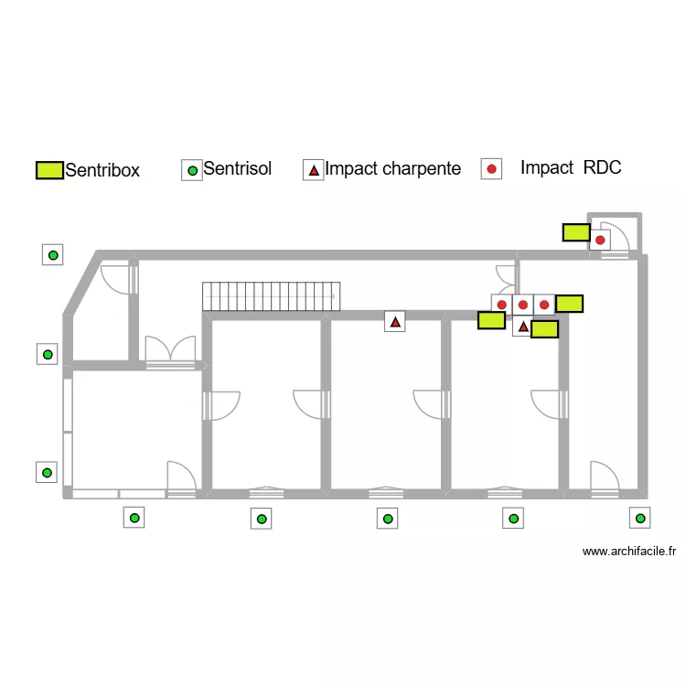 MOREAU. Plan de 6 Pièces et 81 m² MOREAU. Plan de 6 Pièces et 81 m²