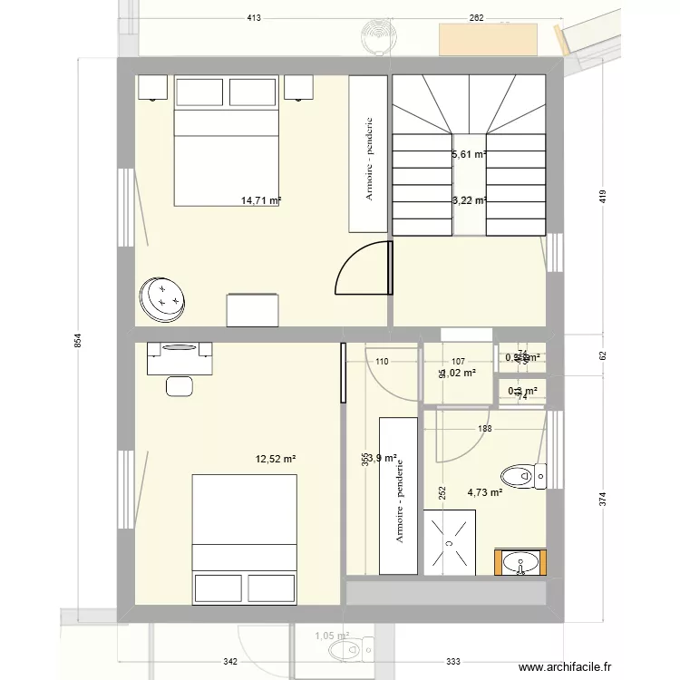 Troisgots plan cuisine. Plan de 