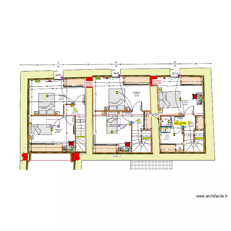 SCI SIMART ELEC ETAGE. Plan de 
