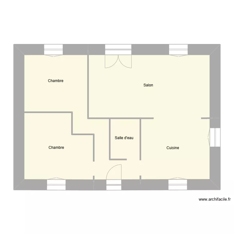 DUCHENE - Initial. Plan de 