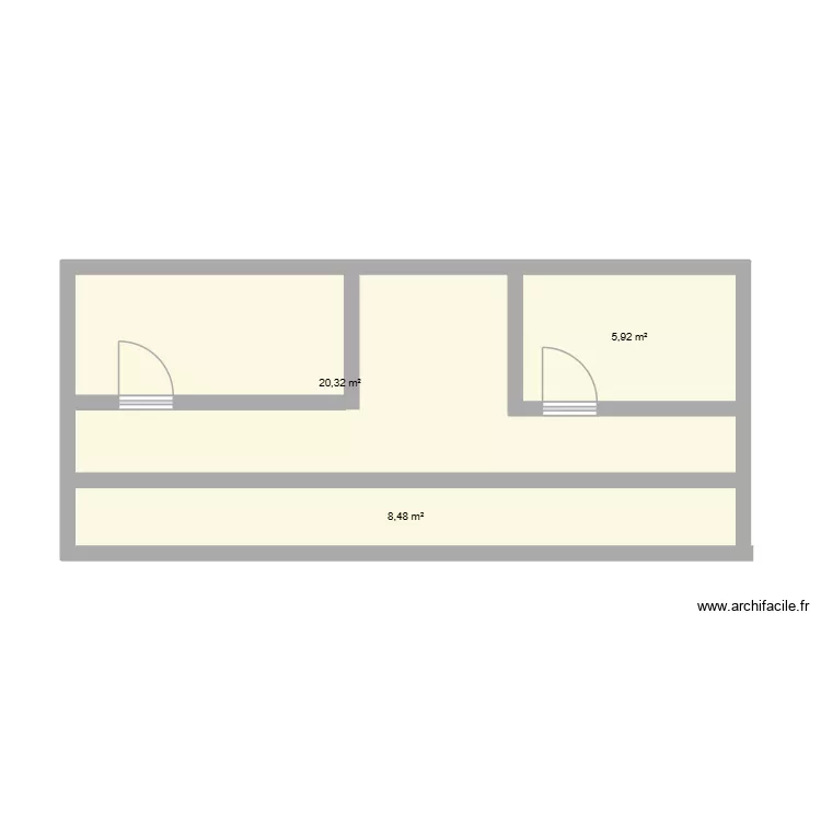 KOUMBASSA_2. Plan de 3 Pièces et 35 m² KOUMBASSA_2. Plan de 3 Pièces et 35 m²