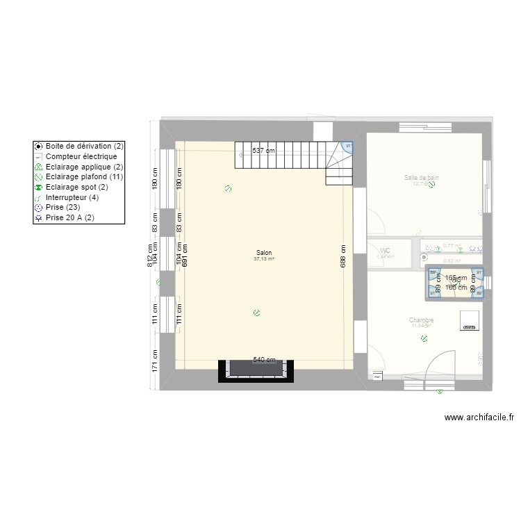 Plan élec. Plan de 0 pièce et 0 m2