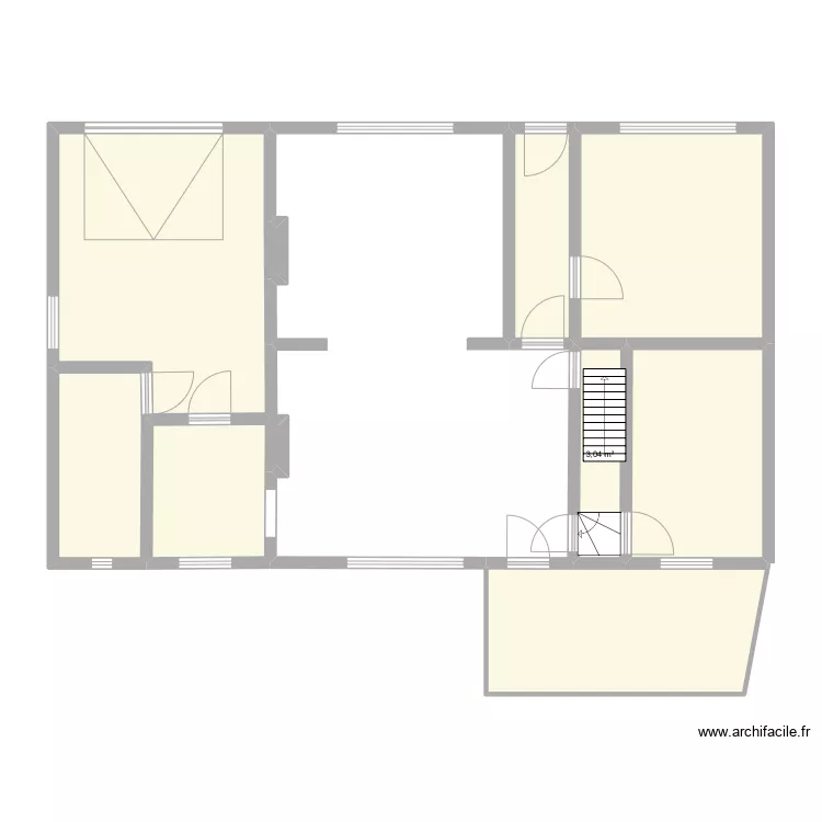 Klaverbeekdreef 10.    Hulste. Plan de 