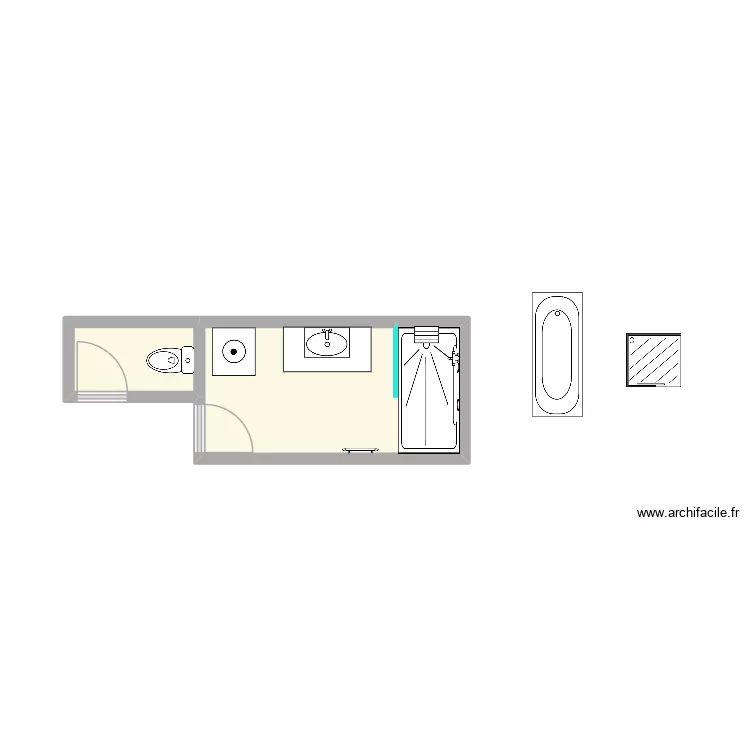 Gorius PROJET. Plan de 2  et 8 m²