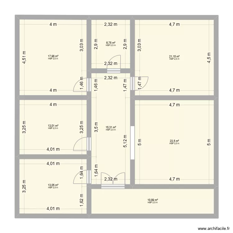 L&eacute;gende plan &eacute;vacuation MIVVqsdfghjkl. Plan de 8  et 122 m²