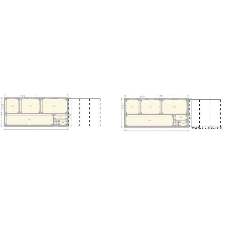 labot mialet. Plan de 14 pièces et 157 m2