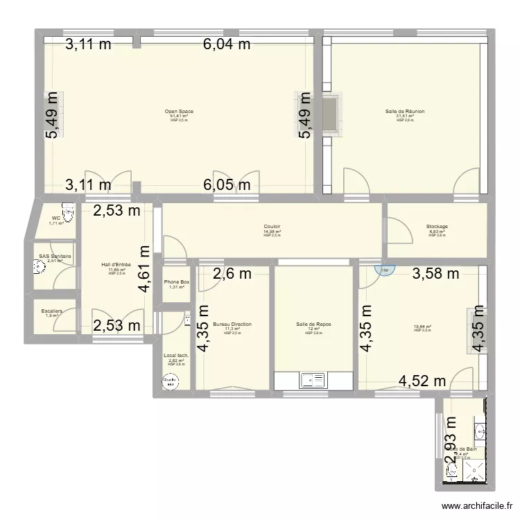 GENTLE IT LILLE - PLAN DES EXISTANTS Epur&eacute;. Plan de 