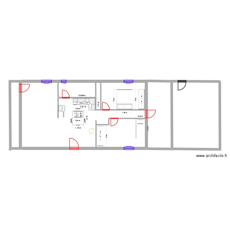 prisou 2. Plan de 0 pièce et 0 m2