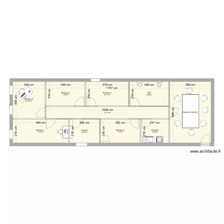 MFS Annexe Mairie. Plan de 