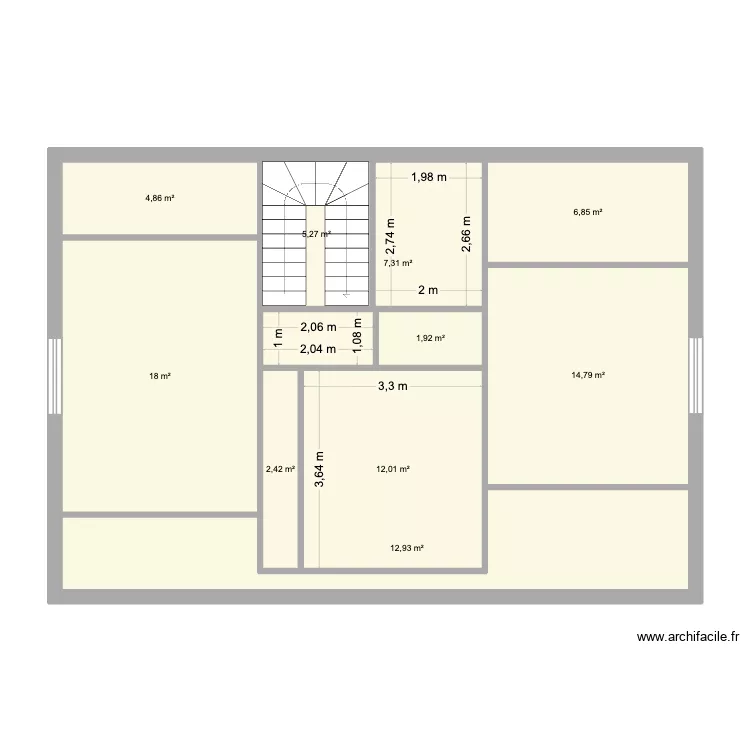 Plouz. Plan de 10 et 86 m² Plouz. Plan de 10 et 86 m²
