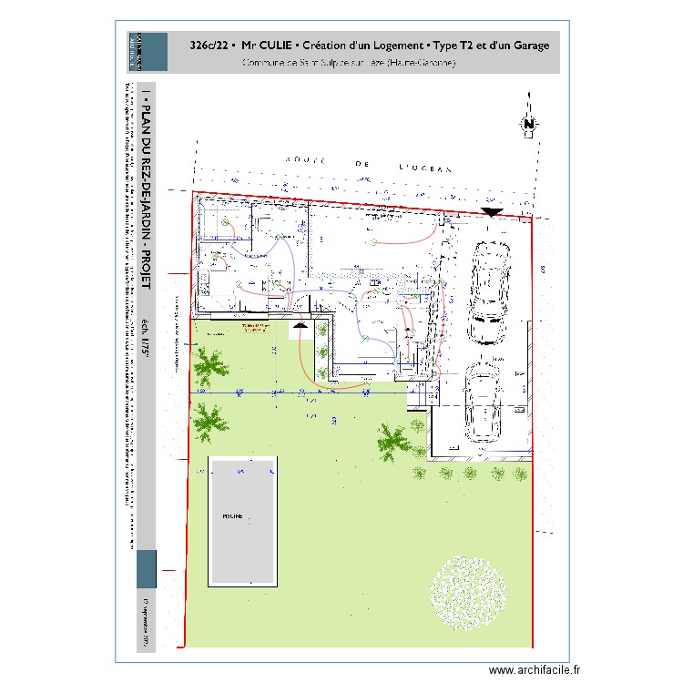 CULIE. Plan de 0 pièce et 0 m2